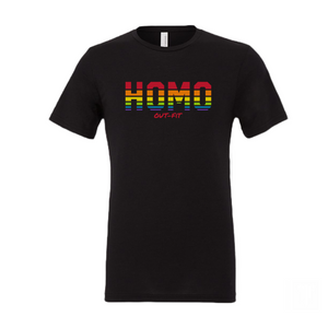 Rainbow HOMO T - Black (PREORDER ONLY)