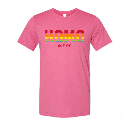 Rainbow HOMO T - Pink (PREORDER ONLY)