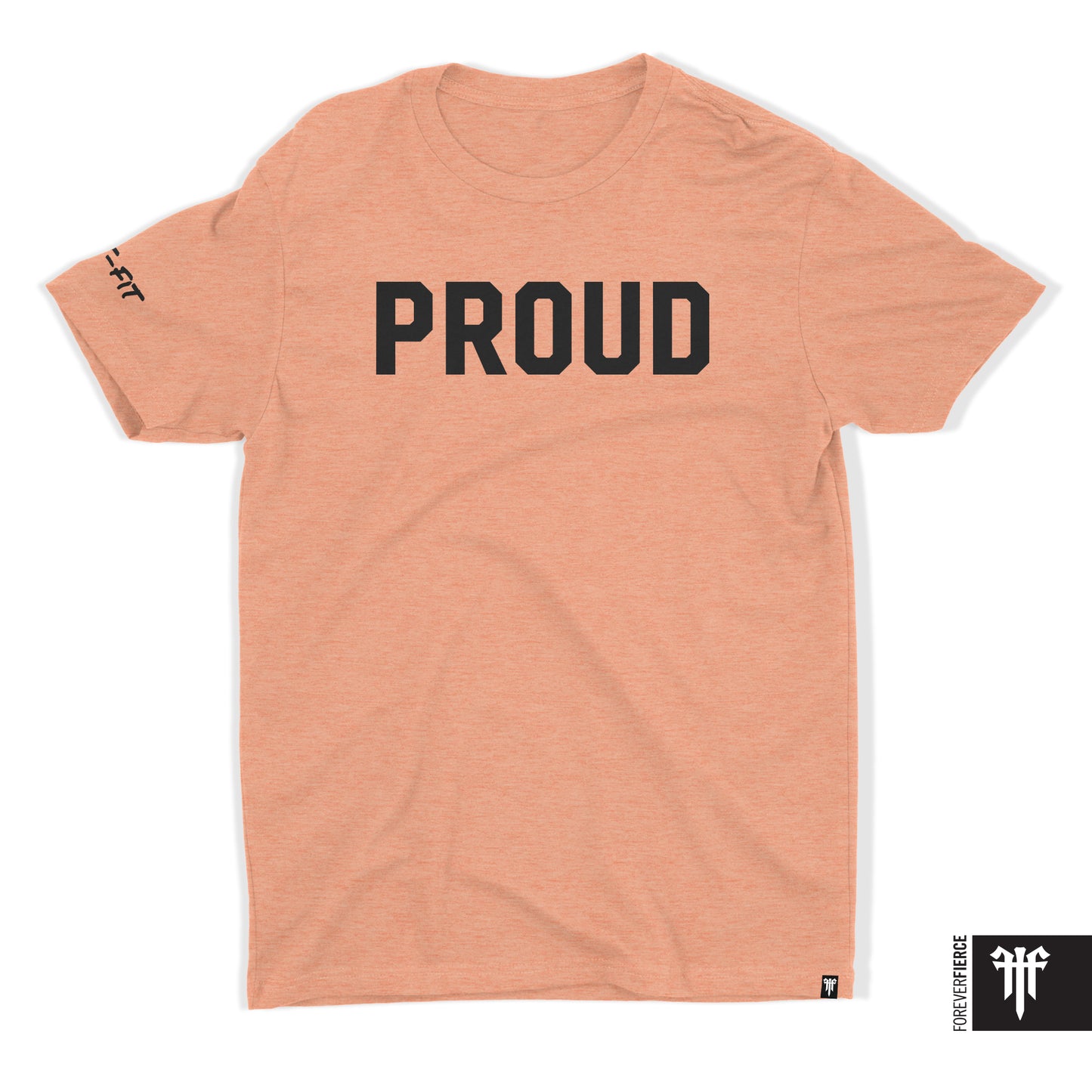 Signature Proud T - Black on Sunset
