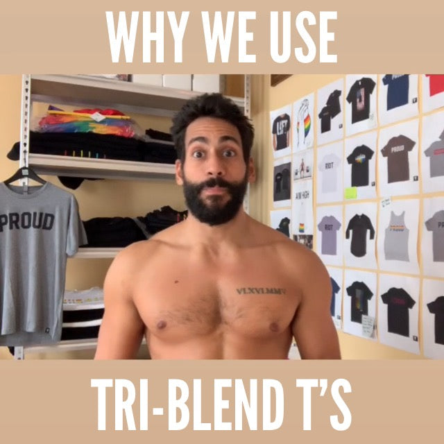 Why we use Tri-Blend T's (and Screen Print)