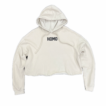 HOMO Crop Sweatshirt - Stone (Med & Large Only)