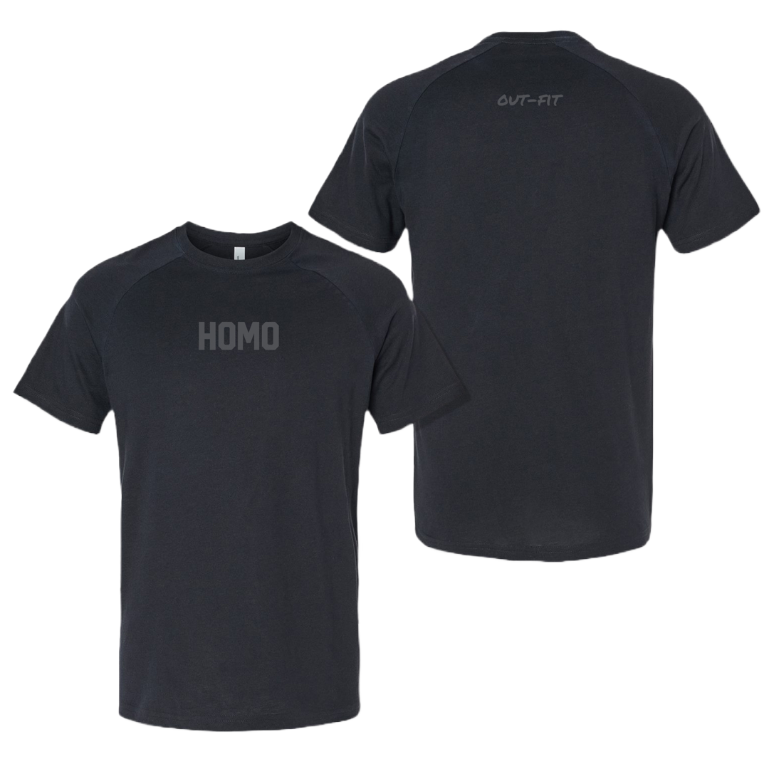 HOMO Raglan Tee - Black Series (Small Only)