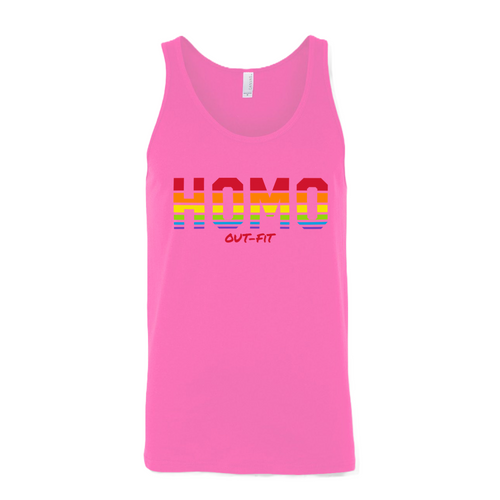 Rainbow HOMO Tank Top - Pink (PREORDER ONLY)