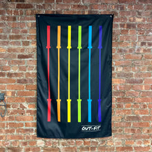 Rainbow Barbell Flag