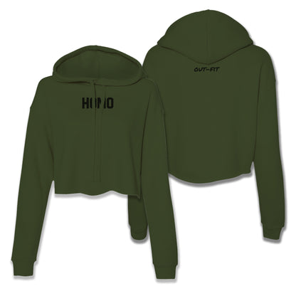 HOMO Crop Sweatshirt - Olive (Small Only)