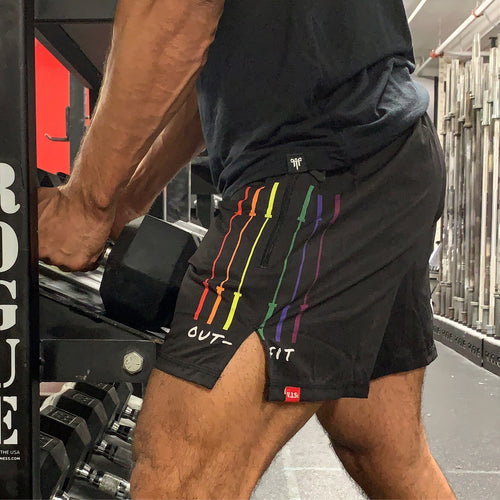 OUT-FIT Barbells Only Workout Shorts