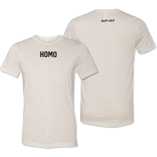 HOMO Tee - Oatmeal (Med Only)