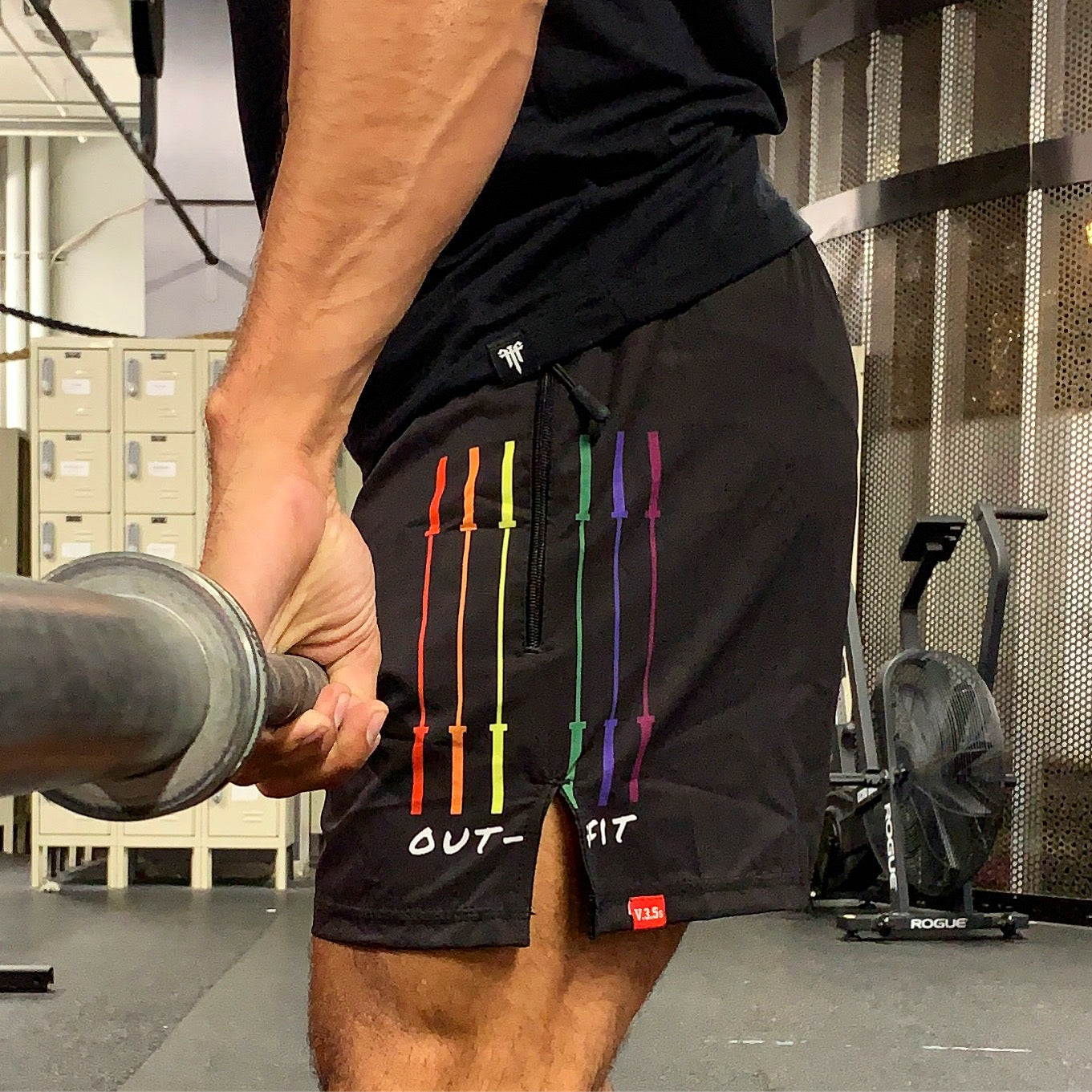 OUT-FIT Barbells Only Workout Shorts