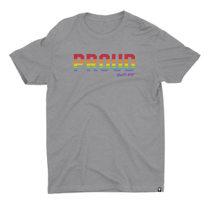 “Endless Summer” Rainbow Proud T - Grey (Small Only)