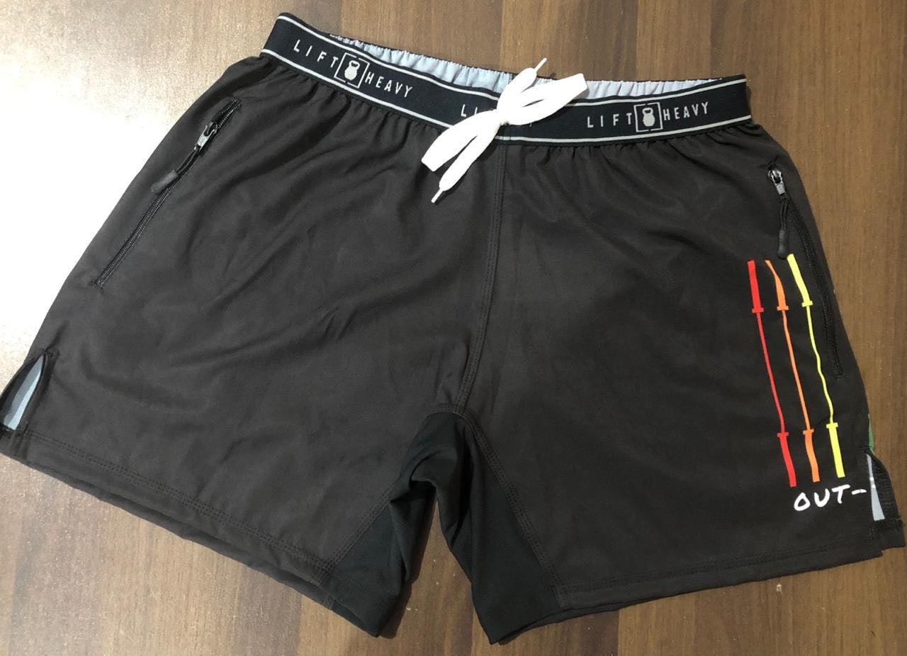 OUT-FIT Barbells Only Workout Shorts