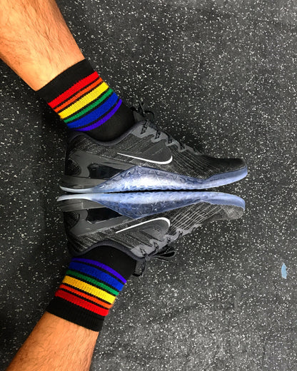 Ankle High Rainbow Socks