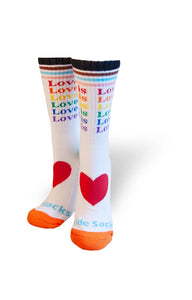 "Love Is" Crew Socks