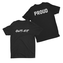 OUT-FIT Script T - White on Black