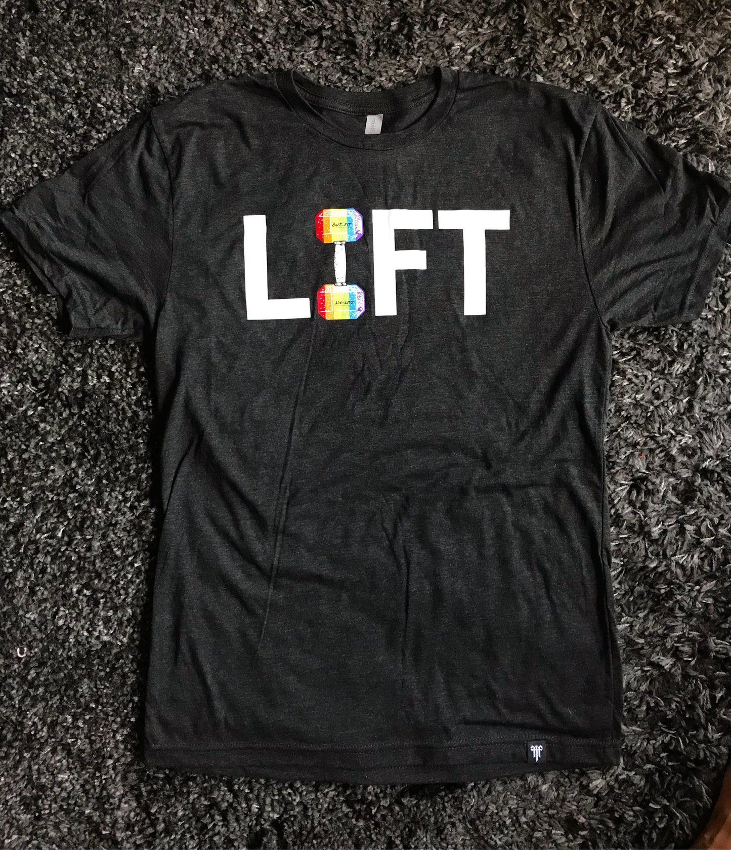 OUT-FIT LIFT T-Shirt - Charcoal (Small Only)