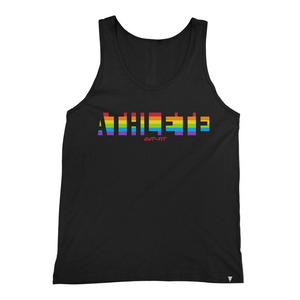 Rainbow Athlete Tank Top - Black (XS & Small Only)